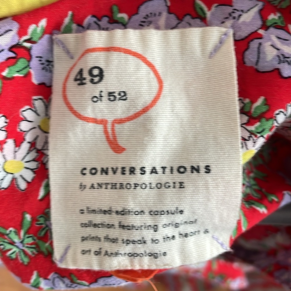 Anthropologie Flowered Top - Picture 4 of 7
